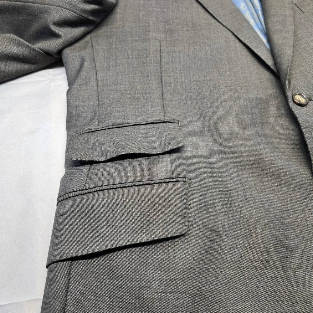 Sartoria Tosi Super 150's 100% Wool Blazer 46L Men Made In‎ Italy